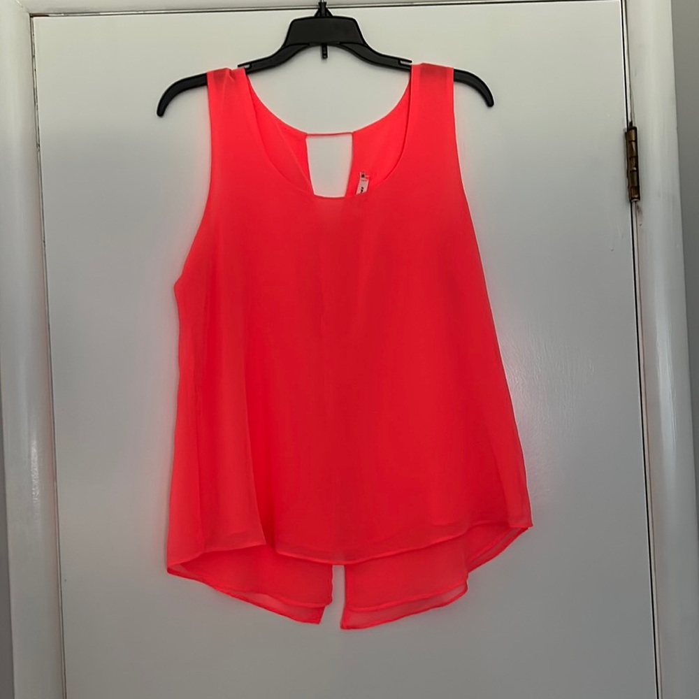 Hot pink tank top